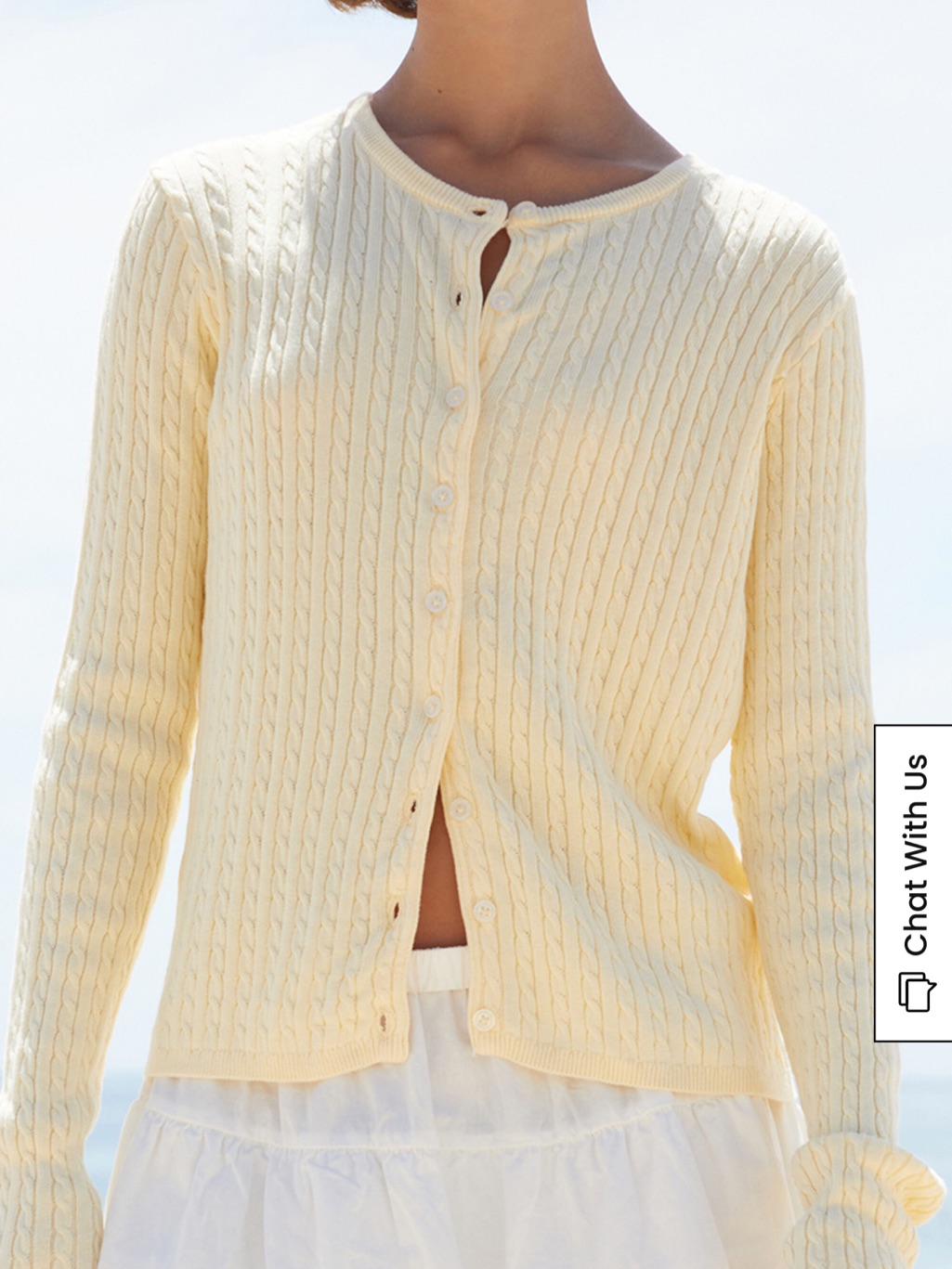 Brandy Yellow Zoe Cardigan